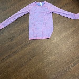 Long sleeve purple and pink iviva shirt
